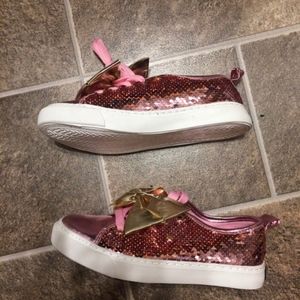 Jojo siwa pink sequin shoes